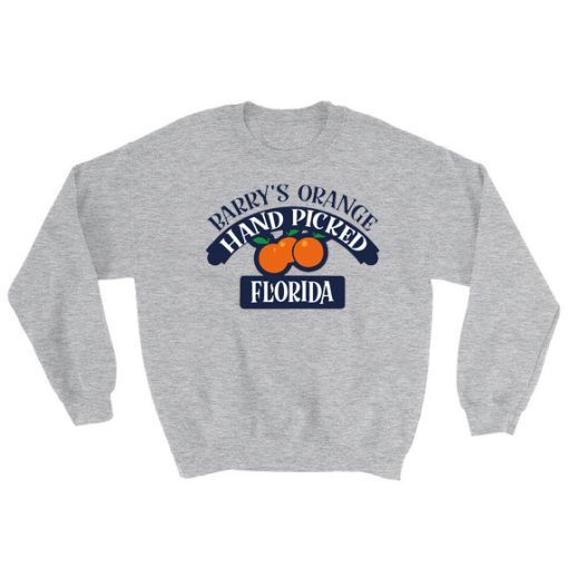 Barry Orange Hand Picked Florida Sweatshirt