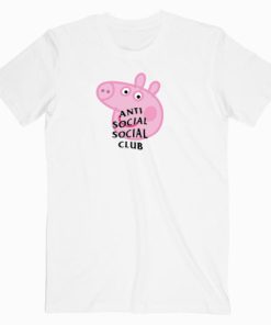 Anti Social Social Club ASSC Peppa Pig Parody T Shirt Unisex