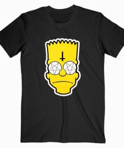 Bart Simpson Satanic T shirt Unisex