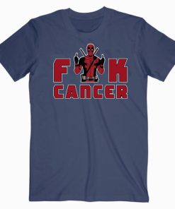 Deadpool Fuck Cancer T shirt Unisex