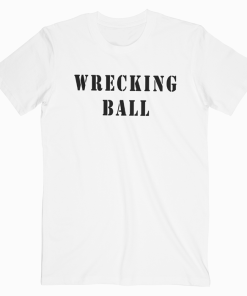 Miley Cyrus Wrecking Ball T shirt Unisex