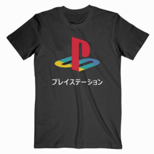 Playstation Japanese Kanji T Shirt Unisex