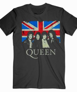 Queen England Flag Music T shirt Unisex