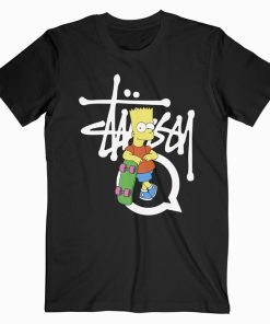 Stussy Bart Simpson T Shirt Unisex