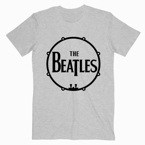 The Beatles Drum Logo Music T shirt Unisex