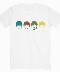 The Beatles Face Art Music T shirt Unisex