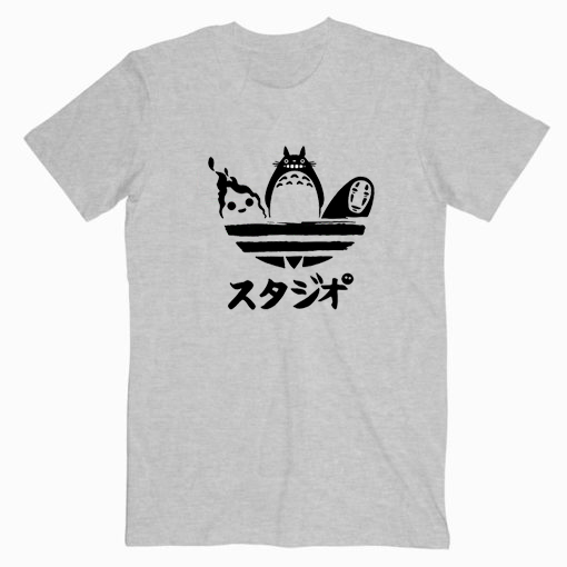 My Neighbor Totoro Adidas Parody T shirt