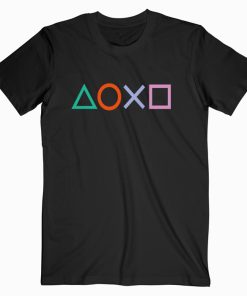 Playstation Button Logo T shirt