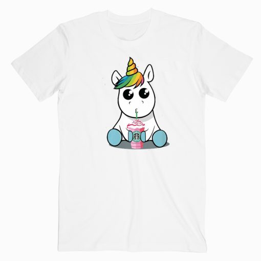 Unicorn Drink Coffee On Starbuck T-Shirt