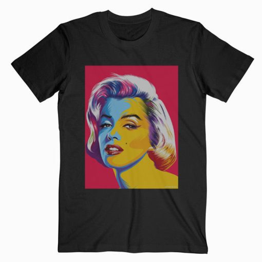 Marilyn Monroe Pop Art Face T shirt