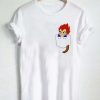 Chibi Vegeta in pocket Tshirt Unisex