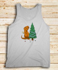 Christmas-Dinosaur-Tank-Top-Unisex