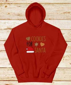 Cookies-For-Santa-Red-Hoodie