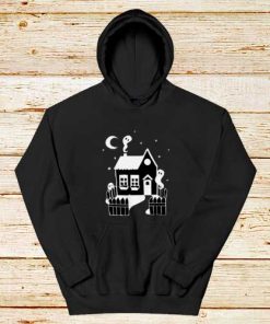 Haunted-House-Black-Hoodie