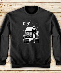 Haunted-House-Black-Sweatshirt