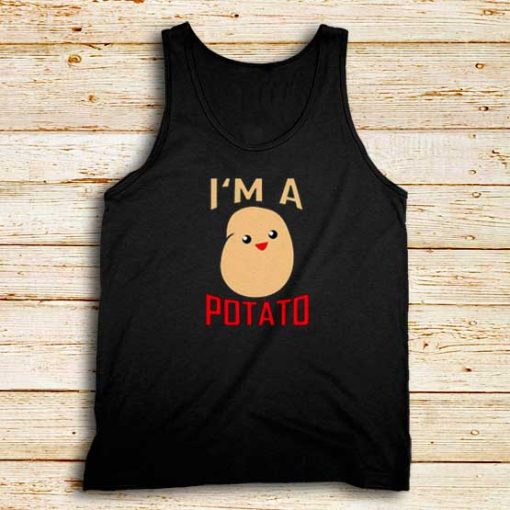 I'm-A-Potato-Black-Tank-Top