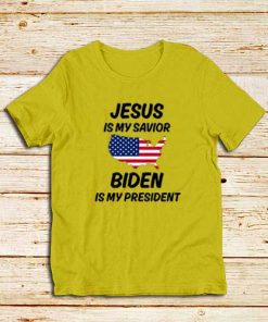 Jesus-And-Biden-Yellow-T-Shirt