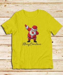 Santa-Claus-Yellow-T-Shirt