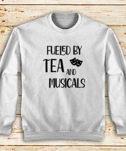 Tea-And-Musicals-White-Sweatshirt