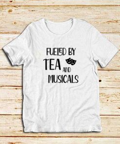 Tea-And-Musicals-White-T-Shirt