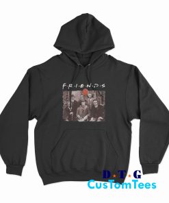 Halloween Horror Team Friends Hoodie Color Black