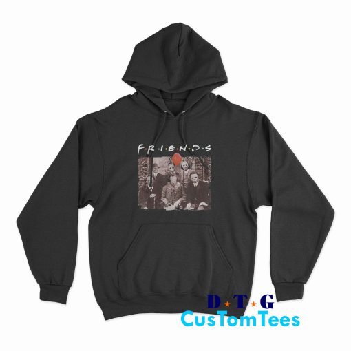 Halloween Horror Team Friends Hoodie Color Black