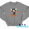 Halloween Mickey Mouse Magic Art Sweatshirt Color Grey