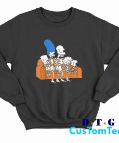 The Simpsons Skeletons Treehouse of Horror Sweatshirt