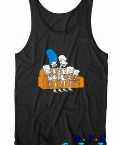 The Simpsons Skeletons Treehouse of Horror Tank Top