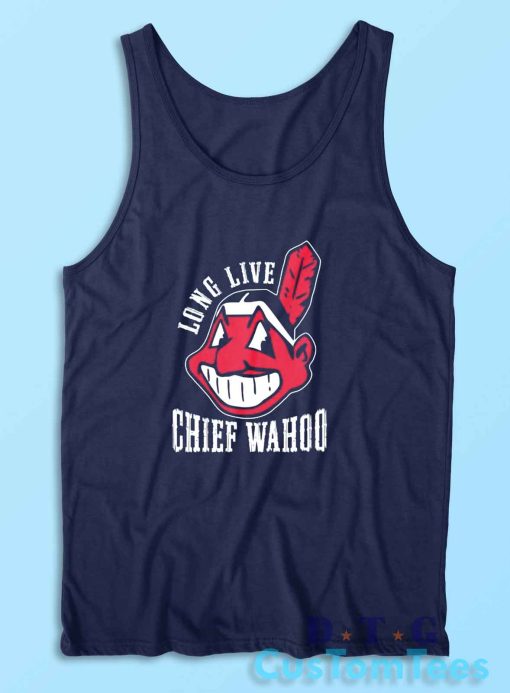 Chief Wahoo Tank Top Color Navy