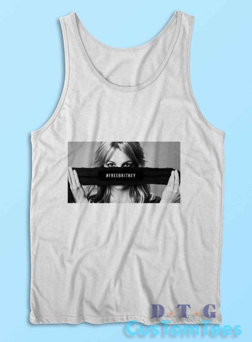 Free Britney Spears Movement Tank Top Color White