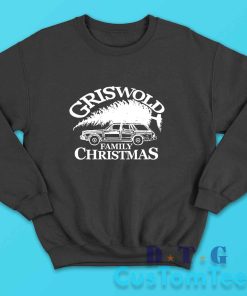 Griswold Family Christmas Sweatshirt Color Black