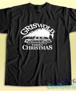 Griswold Family Christmas T-Shirt Color Black