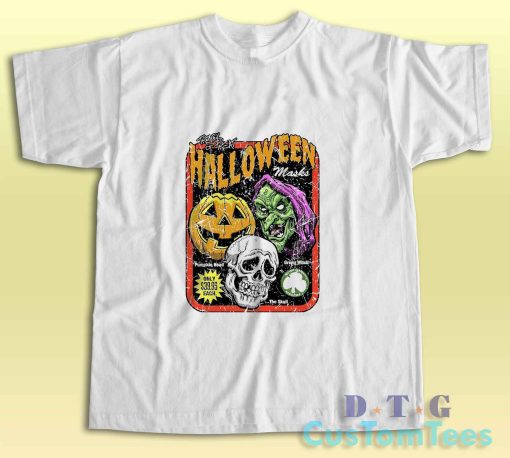 Halloween Trick Or Treat T-Shirt Color White