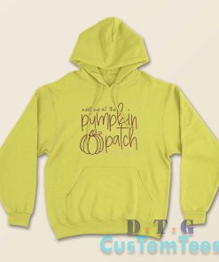 Meet Me At The Pumpkin Patch Hoodie Color Yellow