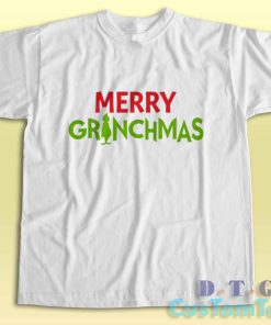 Merry Grinchmas T-Shirt Color White