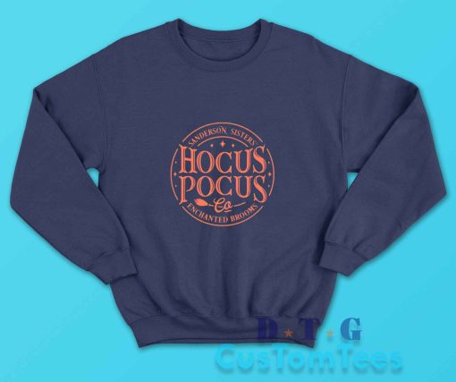 Sanderson Sisters Hocus Pocus Sweatshirt Color Navy