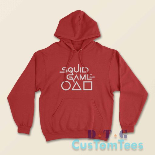 Squid Game Icon Hoodie Color Red