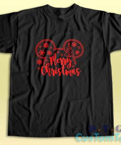 Mickey Christmas T-Shirt Color Black