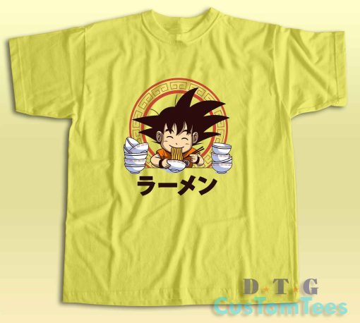 Ramen Saiya Ichikaru T-Shirt Color Yellow