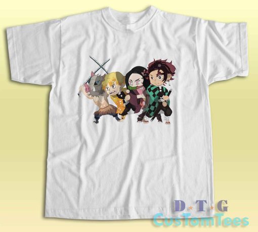 Tanjiro Band Chibi Demon Slayer T-Shirt