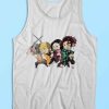 Tanjiro Band Chibi Demon Slayer Tank Top