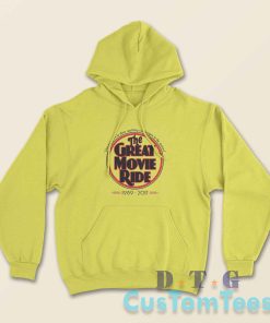 The Great Movie Ride 1989-2017 Hoodie Color Yellow