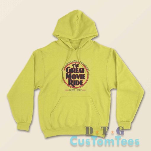 The Great Movie Ride 1989-2017 Hoodie Color Yellow