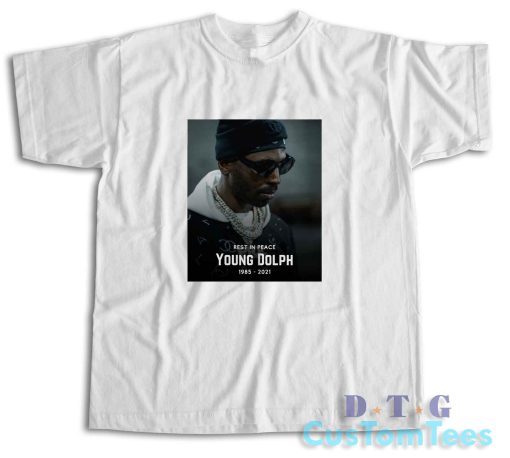 Young Dolph T-Shirt Color White