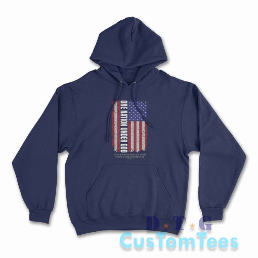 Religious Freedom One Nation Hoodie Color Navy