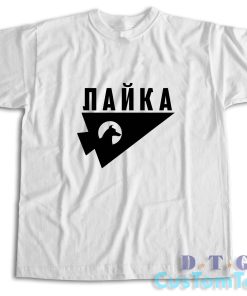 Laika The Space Dog T-Shirt Color White