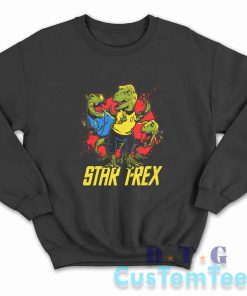 Star T-Rex Dinosaur Sweatshirt