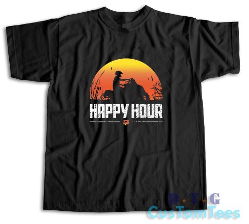 Braydon Price Happy Hour Sunset T-Shirt Color Black