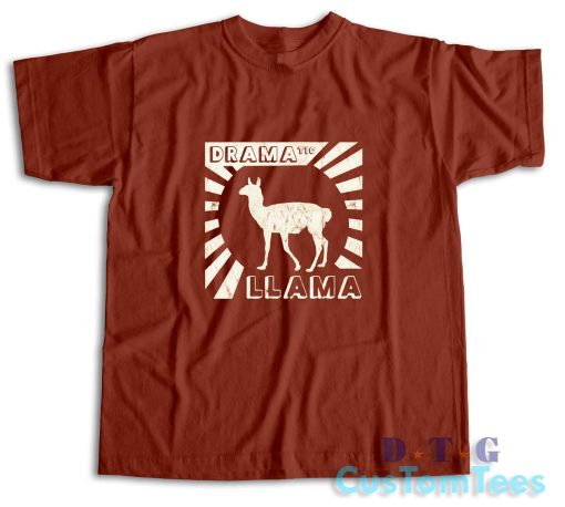 Dramatic Llama T-Shirt